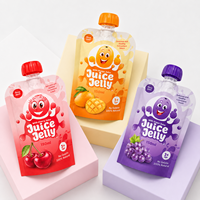 Sachets souples à bec verseur YSH en film Mylar brillant de qualité alimentaire avec buse pour jus, gelée et boissons – Emballage souple à bec verseur