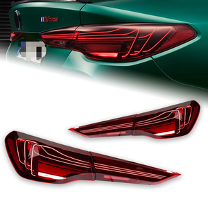 Nouveau feu arrière transparent CSL <span class=keywords><strong>pour</strong></span> voiture, compatible avec les séries 4 M4 G22 G23 G26 G82 G83, avec signal lumineux <span class=keywords><strong>laser</strong></span> - Product Image 4