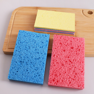 Foamstar emici Pop Up doğal selüloz sıkıştırılmış süngerler odun hamuru kalın bulaşık süngeri - Product Image 3