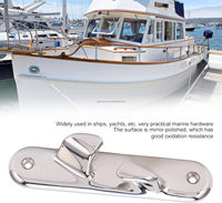 Étrier de pont marin en acier inoxydable 316 pour yacht, type Skene droit