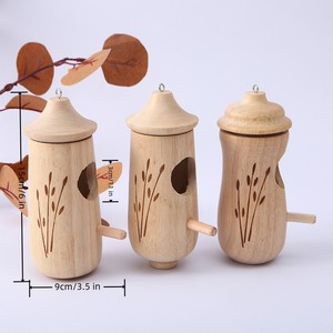 Maison d'oiseau suspendue en bois, maison <span class=keywords><strong>de</strong></span> colibri, nid d'oiseau naturel, <span class=keywords><strong>cabane</strong></span>, Cage extérieure, abri, cachette pour la <span class=keywords><strong>décoration</strong></span> <span class=keywords><strong>de</strong></span> <span class=keywords><strong>jardin</strong></span> - Product Image 6