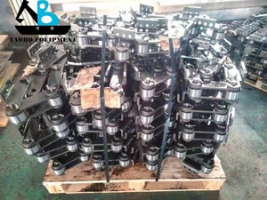 חדש תאימות אמפיבי מחפר חלקי מטעין פלדה הידראולי גומי מסלול פלדה גומי לנעל בנייה שונה פיר מנוע - Product Image 6