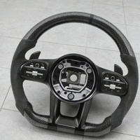 Volant en fibre de carbone et Alcantara, vente directe d'usine, pour Mercedes Benz AMG W223 W253 W213 W205 W463 W166, accessoires de voiture