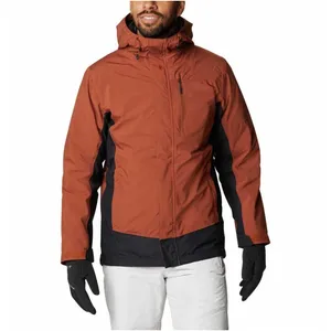 Toptan nefes şık moda rahat açık spor yürüyüş avcılık erkekler için kışlık kapşonlu ceket 3 1 ceketler