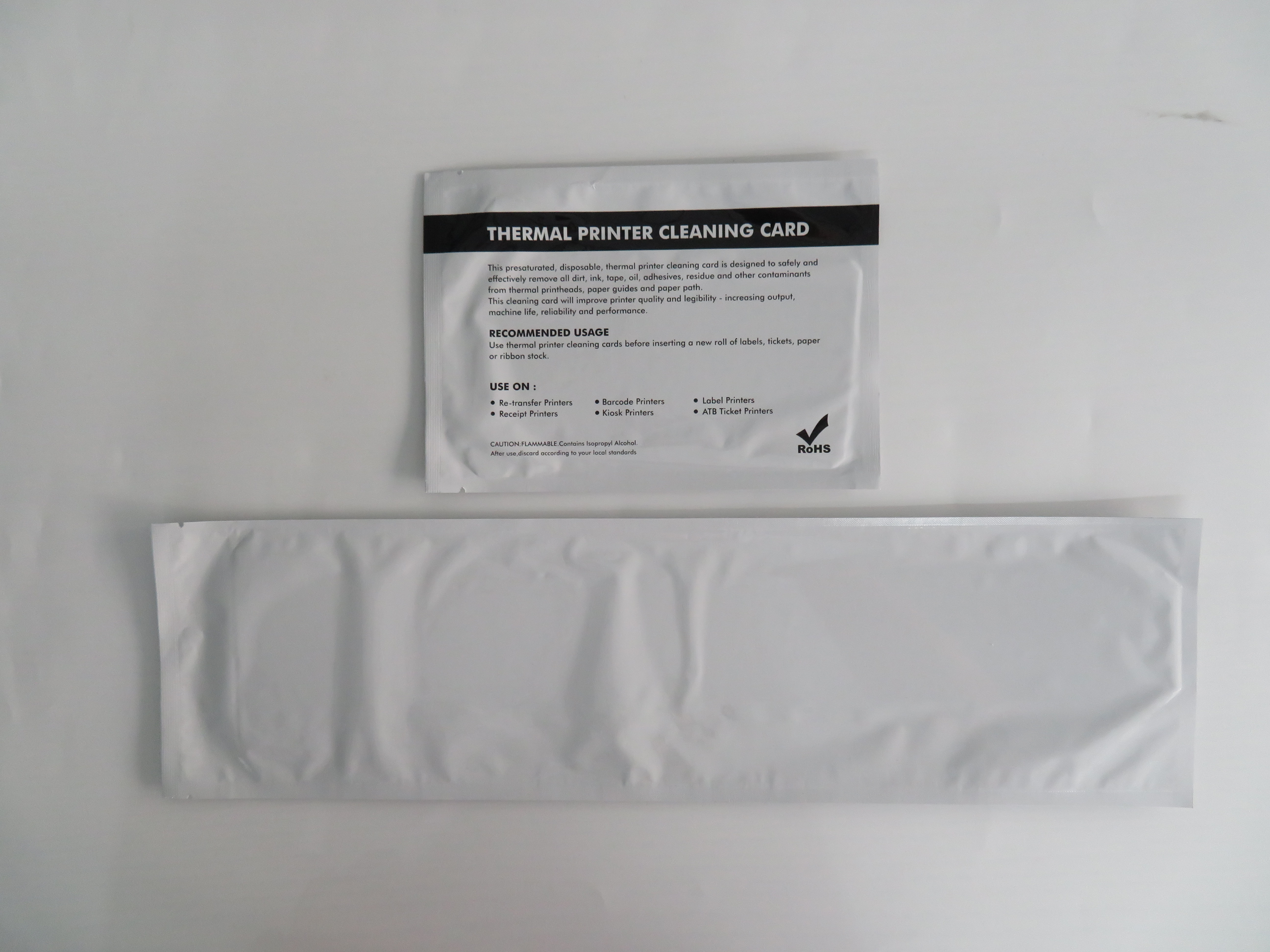Northparkさん専用 Long and Short Cleaning Card Kit for Zebra ZXP Series 3