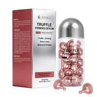Sérum Visage Raffermissant Personnalisé OEM aux Capsules de Truffe et Ginseng, Perles de Renouvellement Nocturne Reishi et Lotus des Neiges, Produits de Soin Visage