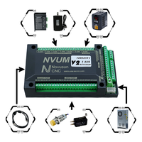 Tarjeta de Control de Movimiento USB NVUM Mach3 de 3, 4, 5 y 6 Ejes, Placa de Interfaz para Router CNC, Kit de Sistema de Control para Máquina de Grabado DIY