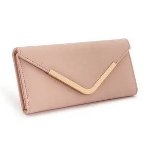 ファッション女性革封筒クラッチ財布ロングカードホルダーレディース財布バッグハンドバッグ最高の女性財布ブランド