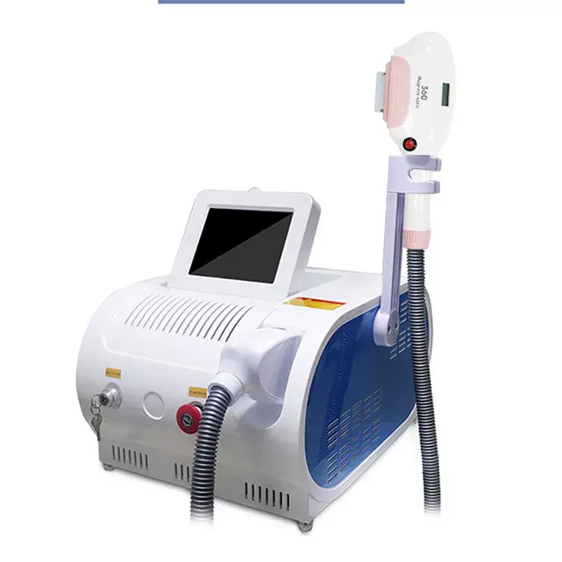 Desktop 360 Magneto-optische IPL-Laser-Haaren tfernungs maschine Haut verjüngung Facial Whiting Beauty Salon Equipment