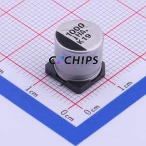 Condensador Electrolítico de Aluminio SMD EEEHA0J102P, D10xL10.2mm 1000uF 20% 6.3V 400mA-120Hz - Product Image 1