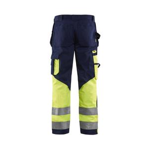 BLAKLADER - 152918608933D128 Pantalón Hi-Vis Azul marino/Amarillo-EAN 7330509312223 ROPA DE TRABAJO DE LA HI-VIS - Product Image 2