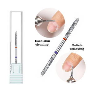 Yüksek kalite değil sıcak Tungsten çelik çift kafa oje matkap ucu araçları için manikür tırnağı Salon - Product Image 2