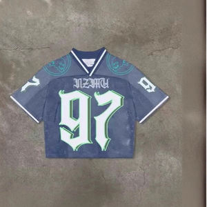 Nueva Camiseta Deportiva Transpirable Personalizada de Fútbol Americano con Estampado Digital 3D de Moda 2026 - Product Image 2