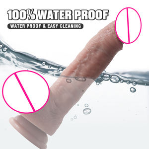 Yüksek kalite kadınlar yapay Penis Masturbation te mastürbasyon Penis vibratör masaj değnek kauçuk Penis seks oyuncakları kadın için - Product Image 4