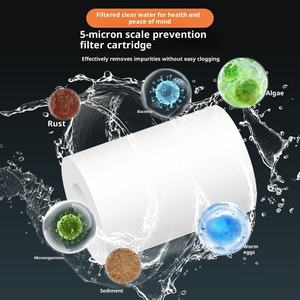 Purificateur d'<span class=keywords><strong>eau</strong></span> de <span class=keywords><strong>robinet</strong></span> Transparent charbon actif PP coton filtre de douche écologique Installation facile <span class=keywords><strong>eau</strong></span> du <span class=keywords><strong>robinet</strong></span> domestique - Product Image 5