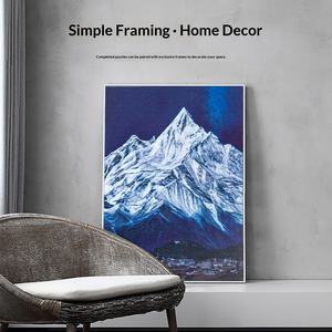 Rompecabezas de Papel VINLAA de 1000 Piezas, Versión para Adultos, Paisaje de Jinshan, Rizhao, Impresión a Todo Color, Caja de Regalo, Fotografía, Nieve - Product Image 4