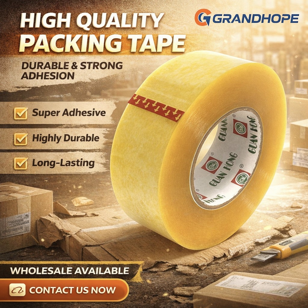 High Quality Self-adhesive Tape Customized Transparent Bopp Packaging Tape for Carton Sealing