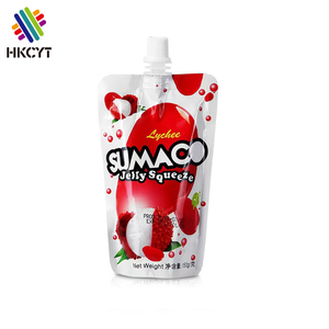 Free Sample Reusable Juice Pouch Jelly <b>Food</b> Packaging Foil Liquid Bag Stand up Pouch With Spout - Product Image 2