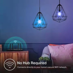 9 wát wifi thông minh LED bóng đèn E27 RGB + trắng + trắng ấm tương thích Alexa/Google ứng dụng nhà kiểm soát ma thuật ánh sáng bóng Đèn AC B22/E26 - Product Image 4