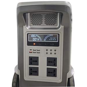 Générateur Solaire Portable 3500W avec Batterie Lithium-Ion et Station à Poignée Extensible pour <span class=keywords><strong>Camping</strong></span> en Plein Air, Urgences, Alimentation de Secours Domestique et Utilisation Hors Réseau - Product Image 4