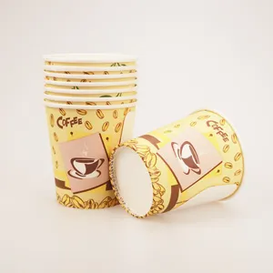 Eco friendly wholesale cups supplier PE coated disposable coffee paper cup