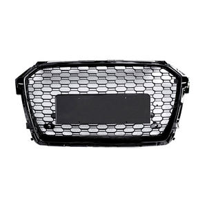Auto <span class=keywords><strong>A1</strong></span> S1 griglia anteriore paraurti anteriore RS1 stile ABS a nido d'ape Gloss nero griglia anteriore per <span class=keywords><strong>Audi</strong></span> <span class=keywords><strong>A1</strong></span> S1 2016 2017 2018 - Product Image 4