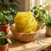 Fibre de polyester creuse de qualité 6D*88MM, douce pour la peau, idéale pour le rembourrage de textiles de maison