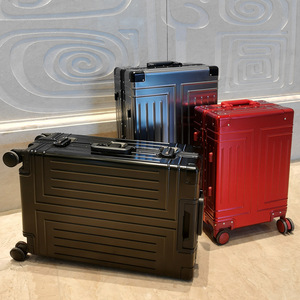 New Luxury Travel <strong>Luggage</strong> All Aluminum Hard Shell Carry on <strong>Luggage</strong> Spinner Wheels Suitcase With 4 Anti-crash <strong>Corners</strong> - Product Image 2