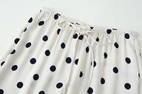 Pantalon large en satin taille mi-haute décontracté pour femme KAR&OT ZA, nouvelle collection été 2026 7752051 2180415