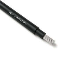 Câble photovoltaïque H1Z2Z2-K 1*4mm2, monoconducteur, cuivre étamé classe 5, XLPO DC1500V, EN50618 CPR, pour centrale solaire extérieure