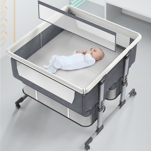 Cuna Doble Plegable Portátil para Gemelos con Gran Cesta de Almacenamiento - Venta Directa de Fábrica - Product Image 4