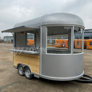 Nouvelle remorque de restauration originale, camion à café à vendre, chariot alimentaire mobile de rue, remorque alimentaire facile à déplacer - Product Image 3