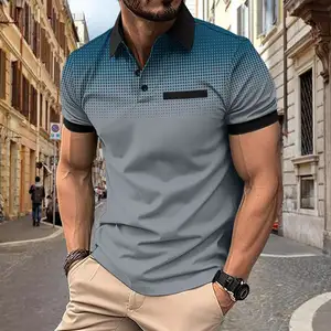 New Arrival Polyester Cotton Uniform Men's Golf Polo Shirt Custom Sublimation Printing Embroidery Logo Polo Shirt For Men