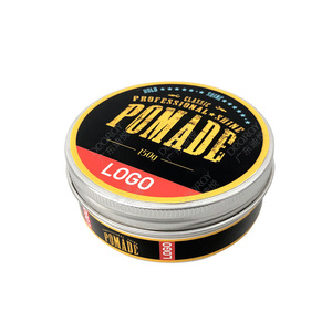 Caja metálica con impresión de logotipo personalizado para pomada de 150g, brillo profesional y fijación. - Product Image 1