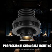 Lampu Sorot LED Mini Desain Modern IP20 3W Dapat Diredupkan Lampu Sorot Datar Hemat Energi Putar Tersembunyi untuk Pajangan 4000K