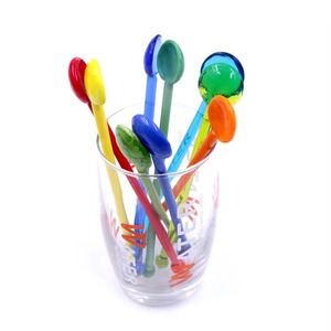Cucharas Redondas Pequeñas de Cristal de <span class=keywords><strong>Murano</strong></span> Hechas a Mano, Coloridas, para Café, Postre, Decoración de Mesa, Venta al Por Mayor - Product Image 2