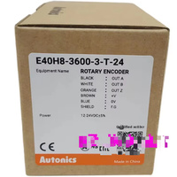 Encodeur Rotatif Autonics Authentique et Original E40H8-100 200 360 500 600 1000 1024 2000 2500 3000 3600 5000-3-T-24 -3-N-24 -6-L-5