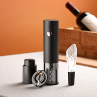 Ouvre-bouteille automatique rechargeable de luxe Ouvre-bouteille personnalisé Ensemble d'ouvre-vin électrique boîte-cadeau