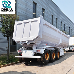 <span class=keywords><strong>Tri</strong></span> dingilli kamyon römork ağır yük 60 80Ton yan hidrolik damperli damperli römork kamyon arka damper yarı römork - Product Image 2