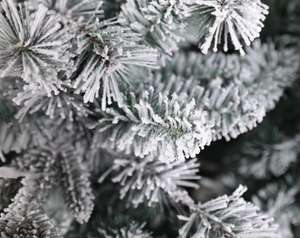 Toptan lüks ayakta taban 10ft 10ft için Prelit kar akın yağ yapay noel dekoratif ağaçlar - Product Image 6