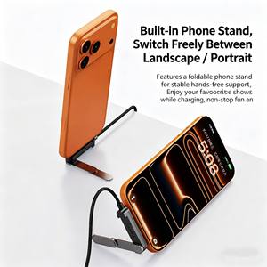 Câble de charge rapide <span class=keywords><strong>2</strong></span>-<span class=keywords><strong>en</strong></span>-<span class=keywords><strong>1</strong></span> 65W <span class=keywords><strong>en</strong></span> nylon avec support triple pliable, connecteur coudé <span class=keywords><strong>1</strong></span>,5 m pour <span class=keywords><strong>iPhone</strong></span> 17 et Samsung S26 - Product Image 4