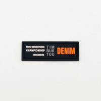 Insigne en caoutchouc PVC souple personnalisé 3D imprimé Technics logo en caoutchouc en forme de rouleau