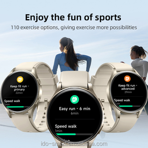 Jam tangan pintar modis 1.32 "HD AMOLED Alexa suara GPS IP68 tahan air BT panggilan pelacak kesehatan jam tangan pintar olahraga untuk IOS <span class=keywords><strong>Android</strong></span> - Product Image 4