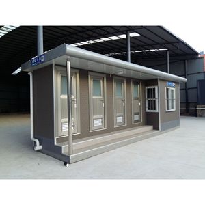 Toilettes portables en panneaux sandwich, design moderne, installation facile, pour sites touristiques, origine Yunnan - Product Image 4