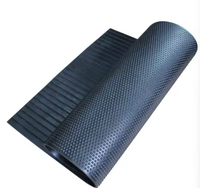 Tapis de sol emboîtable en caoutchouc de qualité supérieure pour boxes de vaches et de chevaux, rampes de remorque d'écurie