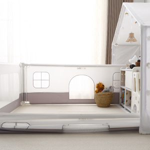 Clôture blanche jeu doux grand parc <span class=keywords><strong>pour</strong></span> bébé coffre-fort double usage barrière <span class=keywords><strong>de</strong></span> chevet levage ouvert haute qualité parcs <span class=keywords><strong>pour</strong></span> enfants - Product Image 2