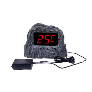 960 Series hiển thị kỹ thuật số tắm Nhiệt kế rockery giả đá không thấm nước vật liệu ABS nóng mùa xuân nhiệt độ cụ - Product Image 1