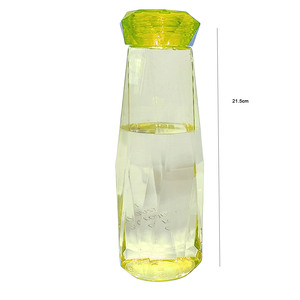 Simple Portable Water Bottles Creative Plastic Durable Sports Bottle Glass <b>Drinkware</b> New Popular Colorful Crystal Glass Cup - Product Image 3