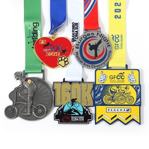 Huy Chương Xe Đạp Thể Thao 3d Bằng Kim Loại Chất Lượng Cao Huy Chương Và Danh Hiệu Khiêu Vũ Taekwondo Đạp Xe Đạp Tùy Chỉnh - Product Image 3
