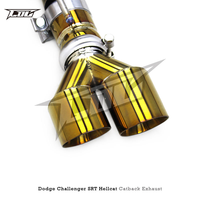 Système d'échappement Catback pour Dodge Challenger SRT Hellcat 6.2T 2016-2022, tuyau d'échappement en titane, silencieux